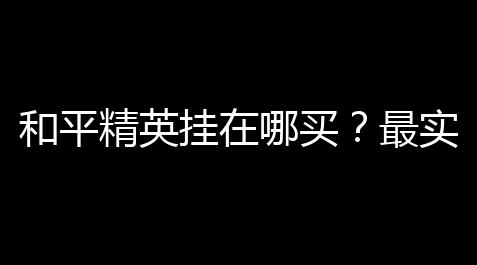 和平精英挂在哪买？最实用的攻略与价格分析_第五人格透视 挂 购买
